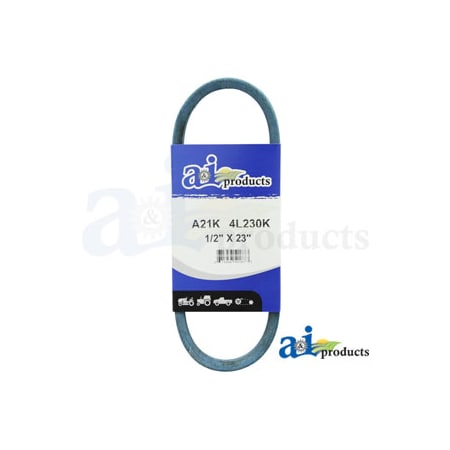 A & I Products Aramid Blue V-Belt (1/2" X 23" ) 10" x4" x1" A-A21K
